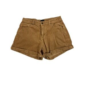 Ghanda Women's 12 Brown Wide Wale Corduroy Shorts Festival Y2K Vintage 90's